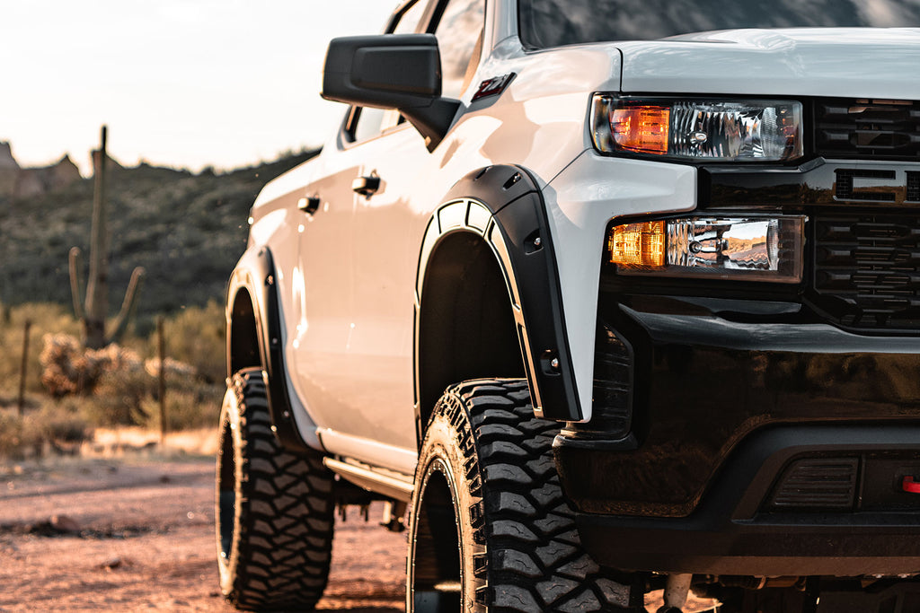 Defender Fender Flares | GCN Victory Red | Chevy Silverado 1500 (19-26)