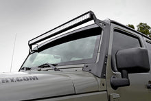 Load image into Gallery viewer, LED Light Mounts | Upper Windshield | 50" | Jeep Wrangler JK/Wrangler Unlimited (07-18)