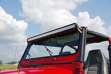 Load image into Gallery viewer, LED Light Mount | Upper Windshield | 50" Straight | Jeep Wrangler YJ (87-95)