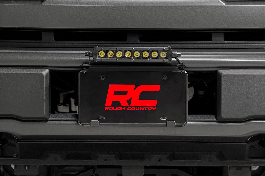 8 Inch Black Series LED Light Bar | Single Row | Amber DRL