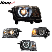 Load image into Gallery viewer, Fits 10-13 Camaro CCFL Halo Projector Headlights Head Lamps Light Pair