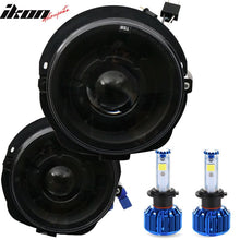 Load image into Gallery viewer, 2002-2006Â Benz W463 G500 G55 Black Projector Headlight With LED Bulb