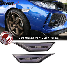 Load image into Gallery viewer, 2016-2018 Honda Civic Smoke LED Front Sidemarkers Side Marker Light