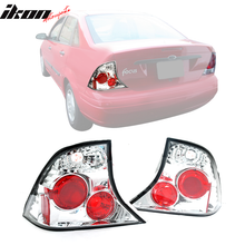 Load image into Gallery viewer, Fits 00-04 Ford Focus Sedan Chrome Altezza Tail Lights