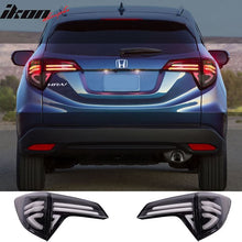 Load image into Gallery viewer, Fits 16-18 HRV Rear Full LED Light Bar Tail Lights W/ Switchback Clear