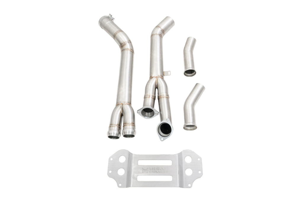 BMW M3 (G80) / M4 (G82) 2021+ Cut-N-Clamp Midpipe -- LWT-MIDPIPE-BG80