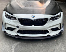Load image into Gallery viewer, BMW F87 M2 Competition Bumper Carbon Fiber Front Wind Splitter 2019-2021