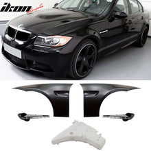 Load image into Gallery viewer, Fits 06-11 E90 Complete Front Fender Conversion Side Vent w/ Blinker