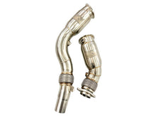 Load image into Gallery viewer, MAD BMW S55 Resonated Downpipes M2C M3 M4 W/ Flex Section