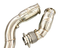 Load image into Gallery viewer, MAD S55 Resonated Downpipes M2C M3 M4 W/Flex Section