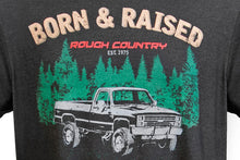 Load image into Gallery viewer, Rough Country T-Shirt | Born &amp; Raised | Black | SM