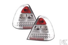 Load image into Gallery viewer, Mercedes Benz C-Class (202) Chrome Clear LED Taillights Set (1996-2000)