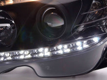 Load image into Gallery viewer, Mercedes Benz C-Class (204) Black LED Headlights with Daytime Running Lights (2007-2010)