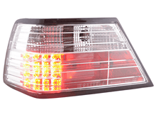 Load image into Gallery viewer, Mercedes-Benz E-Class (124) Limo/Sedan Clear LED Tail Lights (1985-1996)
