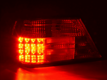 Load image into Gallery viewer, Mercedes-Benz E-Class (124) Limo/Sedan Clear LED Tail Lights (1985-1996)