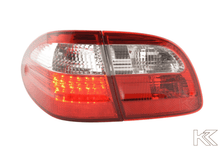 Load image into Gallery viewer, Mercedes Benz E-Class (210) Kombi Red LED Taillights Set (1999-2003)