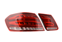 Load image into Gallery viewer, Mercedes Benz E-Class (212) Sedan Red, OE Style LED Taillights Set (2013-2016)