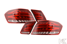 Load image into Gallery viewer, Mercedes Benz E-Class (212) Sedan Red, OE Style LED Taillights Set (2013-2016)