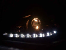 Load image into Gallery viewer, Mercedes Benz S-Class (220) Black LED Headlights with Daytime Running Lights (2002-2005)