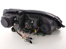 Load image into Gallery viewer, Mercedes Benz S-Class (220) Black LED Headlights with Daytime Running Lights (2002-2005)