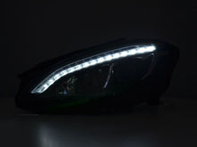 Load image into Gallery viewer, Mercedes Benz S-Class (221) Black LED Headlights with Daytime Running Lights (2005 - 2009)