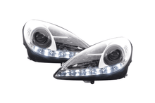 Load image into Gallery viewer, Mercedes Benz SLK (171) Chrome LED Headlights with Daytime Running Lights (2004-2011)