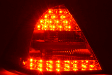 Load image into Gallery viewer, Mercedes W203 Chrome Clear LED Tail Lights (2001-2004)