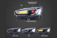 Load image into Gallery viewer, Mitsubishi Lancer Evo X GSR 10th Gen (CZ4A) Demon Eyes Dual Beam Projector Headlights (2008-2017)