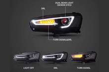 Load image into Gallery viewer, Mitsubishi Lancer Evo X GSR 10th Gen (CZ4A) Demon Eyes Dual Beam Projector Headlights (2008-2017)