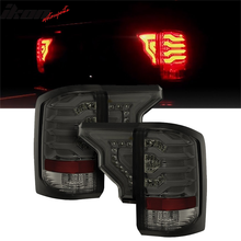 Load image into Gallery viewer, 2014-2019 GMC Sierra S Style Smoke Lens LED Tail Lights Lamps 4PC