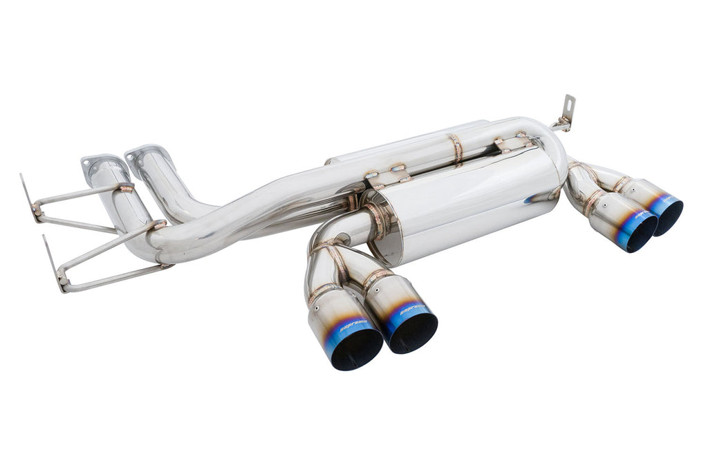 BMW E46 M3 2001-2006 -- Supremo Exhaust Blue Ti-Tips -- MR-ABE-BE46M30E-BT