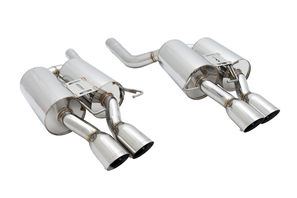 BMW E60 M5 2005-2010 -- Supremo Exhaust -- Stainless Rolled Tips -- MR-ABE-BE60M5-R+L+M