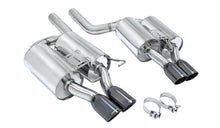 Load image into Gallery viewer, BMW E60 M5 2005-2010 -- Supremo Exhaust System -- Black Chrome Rolled Tips -- MR-ABE-BE60M5-BC-R + MR-ABE-BE60M5-BC-L + MIDPIPE-BE60M5