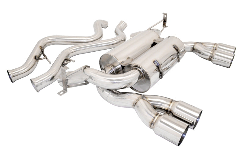 Supremo Exhaust System for BMW E92 M3 08-13 -- Stainless Rolled Tips -- MR-ABE-BE92M3