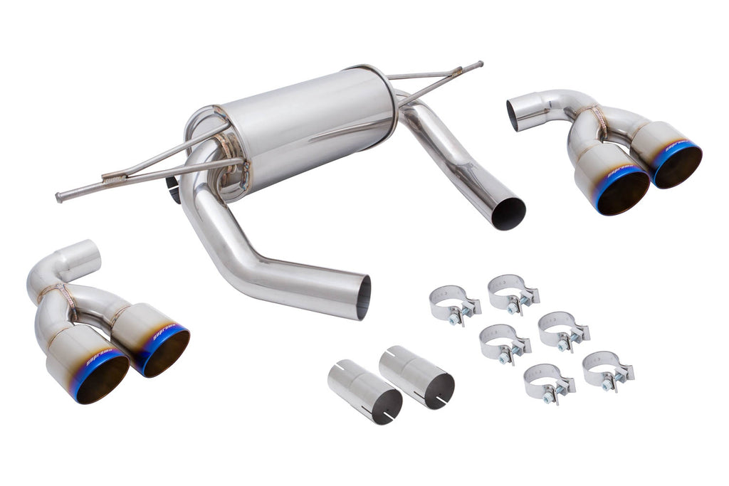 BMW M3 (F80) 15-19 / M4 (F82) 15-19 -- Supremo Exhaust System -- Burnt Rolled Tips -- MR-ABE-BF82-VO