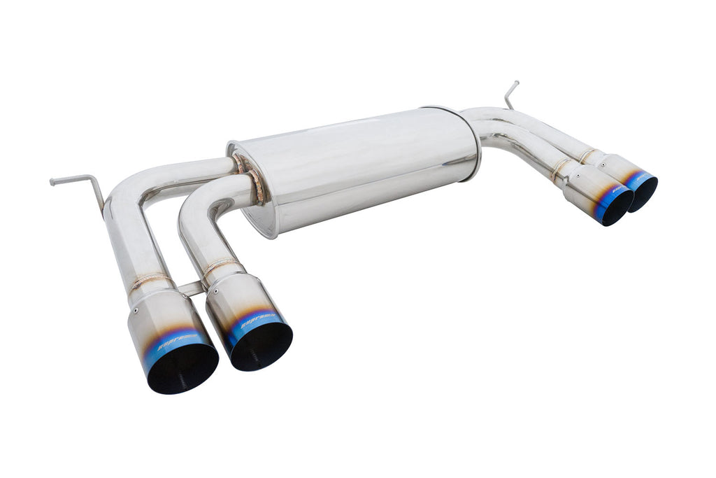 BMW X5M 10-13 / X6M 10-14 (Excludes Regular X5) Supremo Exhaust System -- Blue Titanium Tips -- MR-ABE-BX5M-BT