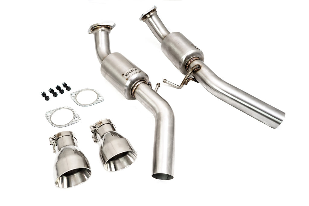 Infiniti Q50 2016+ (3.0 Twin Turbo) AWD/RWD (EXC NON-TURBO) Exhaust System -- MR-CBS-IQ14X-R + MR-CBS-IQ14X-M