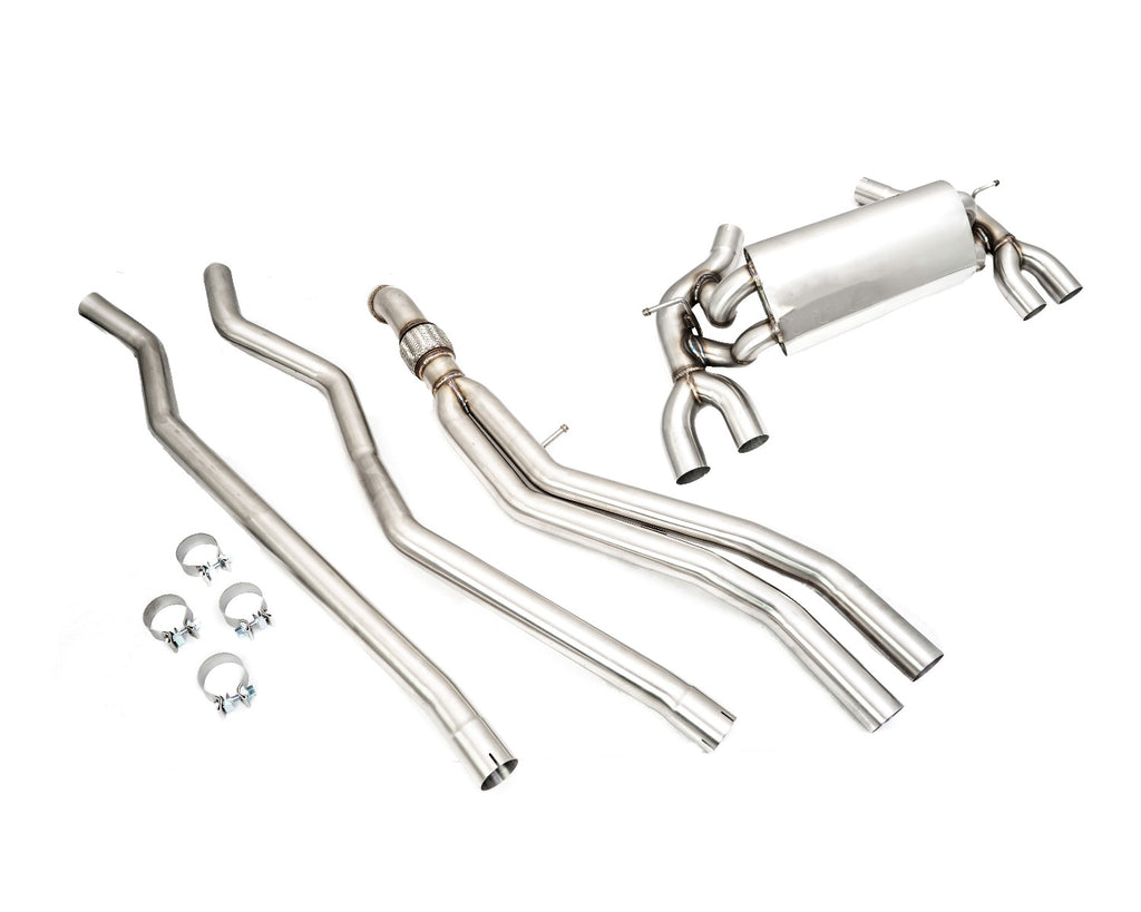 BMW M2 16-19 (N55 Only) Supremo Cat-Back Exhaust System -- LW-CBS-BF87-V2-R+M