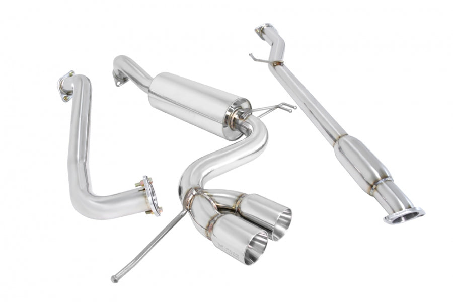 Hyundai Veloster 2012-2018 Type 2 Exhaust -- Stainless Rolled Tips -- MR-CBS-HYV11-SRT