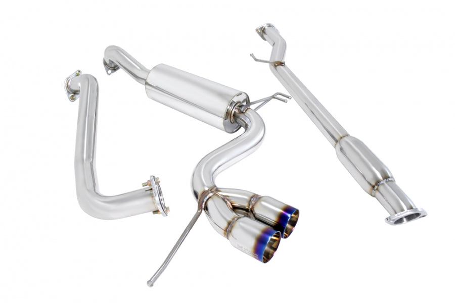 Hyundai Veloster 2012-2018 Type 2 Exhaust -- Burnt Rolled Tips -- MR-CBS-HYV11-VO