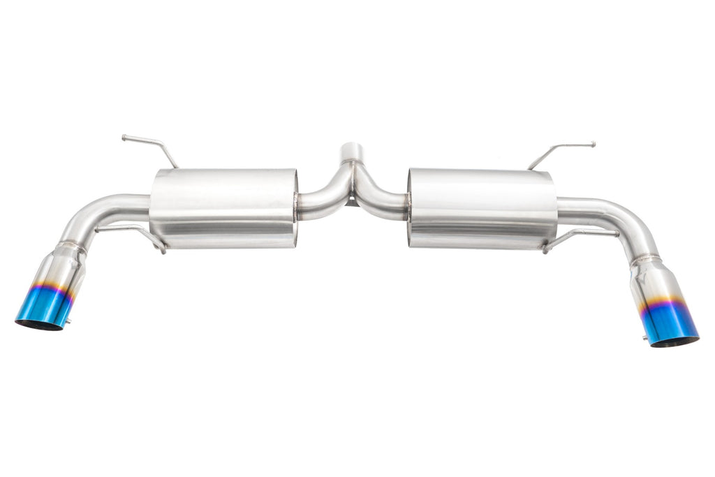 Mazda RX-8 09-13 Exhaust System (Burnt Tips) -- MR-CBS-MRX80925-BT