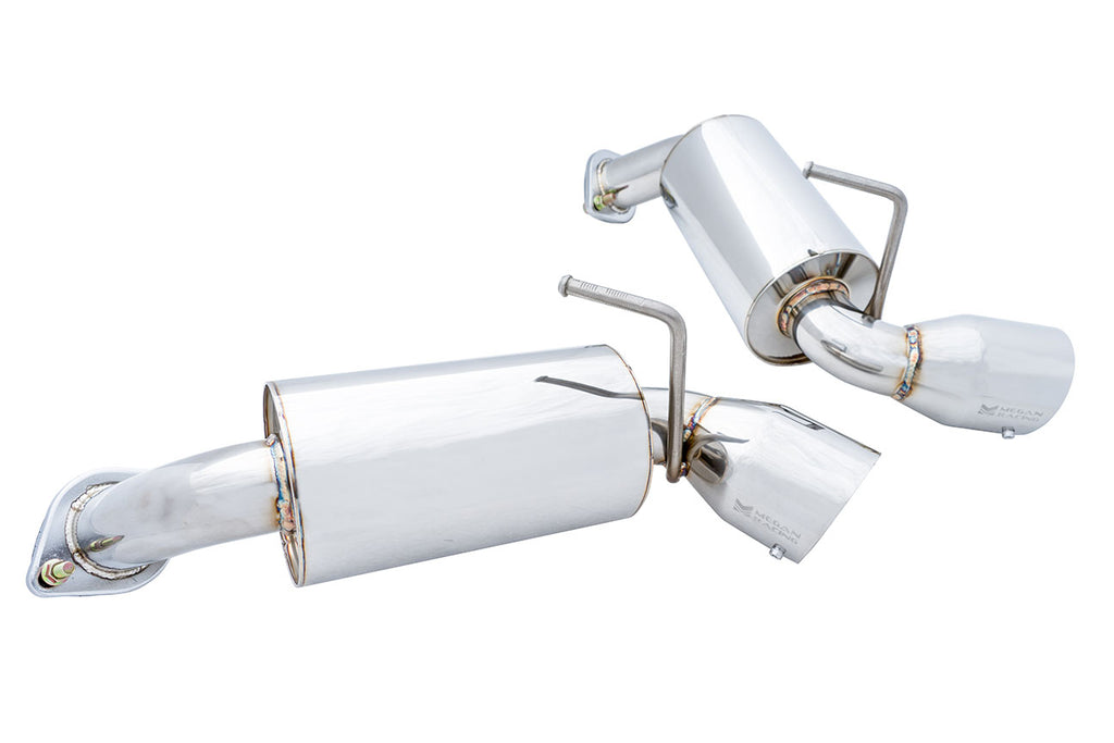 Nissan 370Z 2009+ -- Stainless Rolled Tips -- Drift Spec -- MR-CBS-N7Z09-DS-R+M