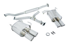 Load image into Gallery viewer, Subaru WRX 2011-2014 Sedan -- Stainless Rolled Tips -- OE-RS -- MR-CBS-SI114D-SRT-R + MR-CBS-SI114D-M