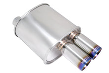 Load image into Gallery viewer, Universal Exhaust F-RT Dual Burnt Tip Muffler -- MR-MU-FRT-2-VO