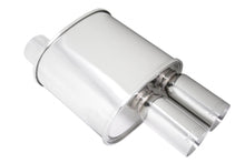 Load image into Gallery viewer, Universal Exhaust F-RT Turbo Dual Tip Muffler -- MR-MU-FRT-2T