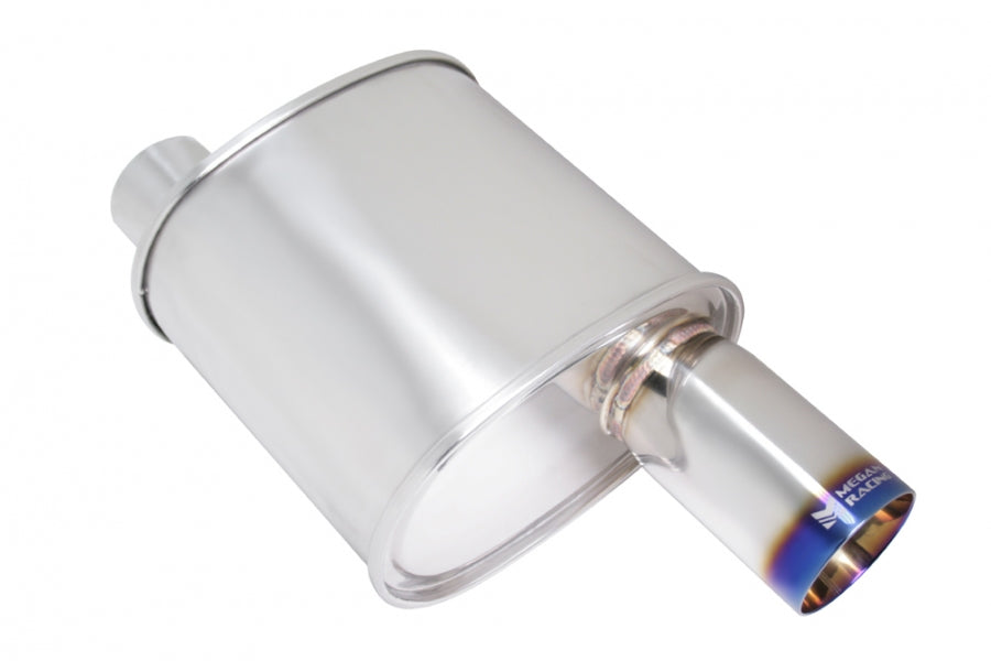 Universal Exhaust F-RT Turbo Burnt Tip Muffler -- MR-MU-FRT-T-VO
