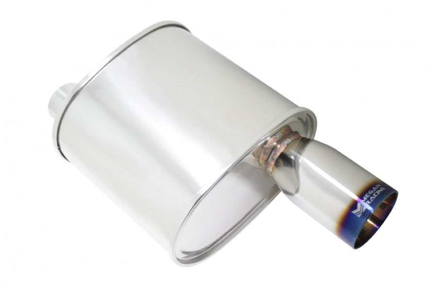 Universal Exhaust F-RT Burnt Tip Muffler -- MR-MU-FRT-VO