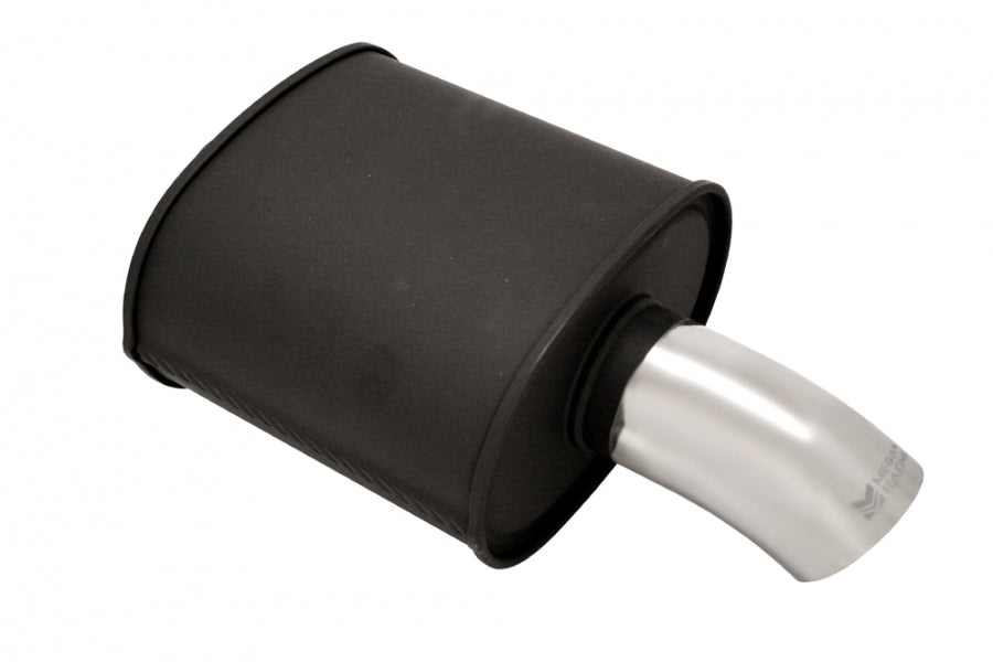 Universal Exhaust M-FG Muffler Black -- MR-MU-MFG-B