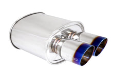 Load image into Gallery viewer, Universal Exhaust M-VO Muffler Dual Burnt Tips -- MR-MU-MVO-2