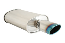 Load image into Gallery viewer, Universal Exhaust O-ST Muffler (Single Oval Burnt Tip) -- MR-MU-OST-2